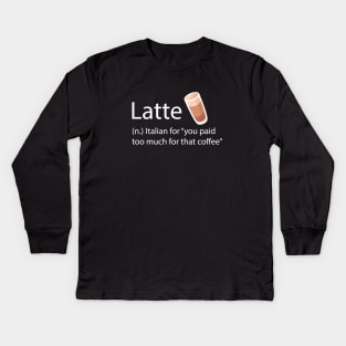 Latte Kids Long Sleeve T-Shirt